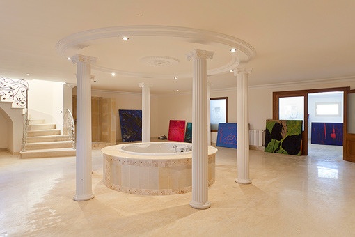Spa zone on the souterrain