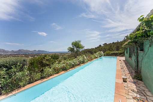 Exclusive pool area