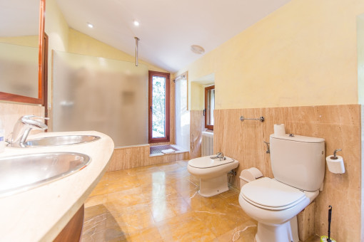 Bathroom with daylight and bathtub