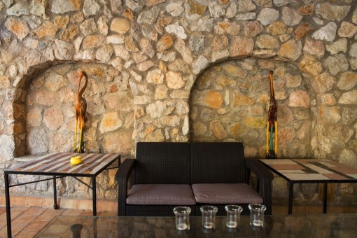 The property offers several lounge areas