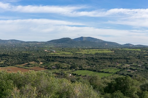 Exceptional building plot with a house requiring renovation and views of the Arta mountains as far as the natural park of S'Albufera