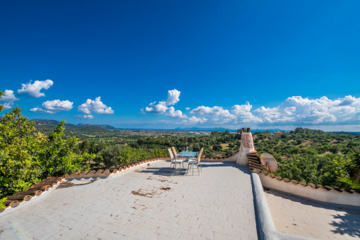 Roof terrace with spectacular panorama views