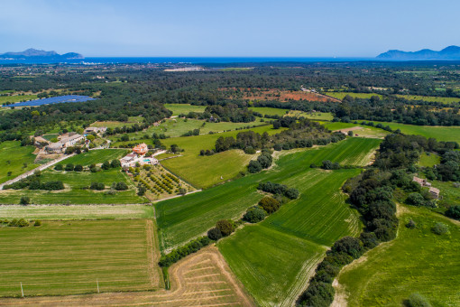 Finca building plot near Santa Margalida with a deep well and mains electricity