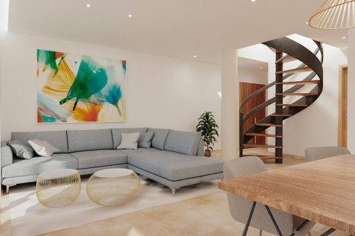 Modern, newly-built designer ground-floor apartment in El Terreno