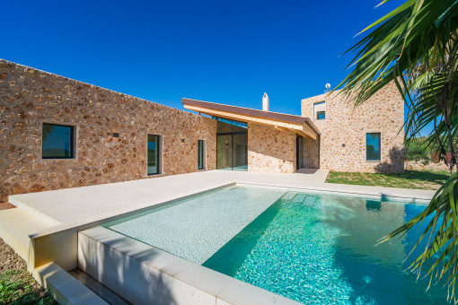 Mediterranean new construction Finca with indoor pool in Muro