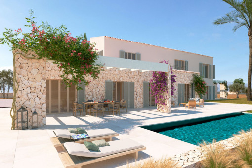 Modern finca in the country situated very close to Llucmajor