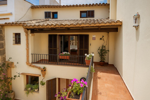 Renovated Village House with Roof Terrace for Sale in Central Pollença, Mallorca